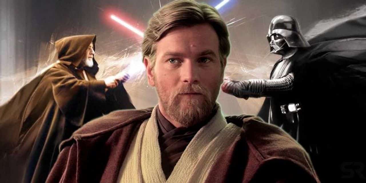 Ewan McGregor nei panni di Obi-Wan Kenobi affronta Vader