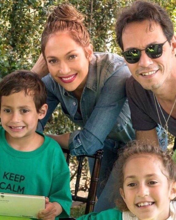Jennifer Lopez con i figli