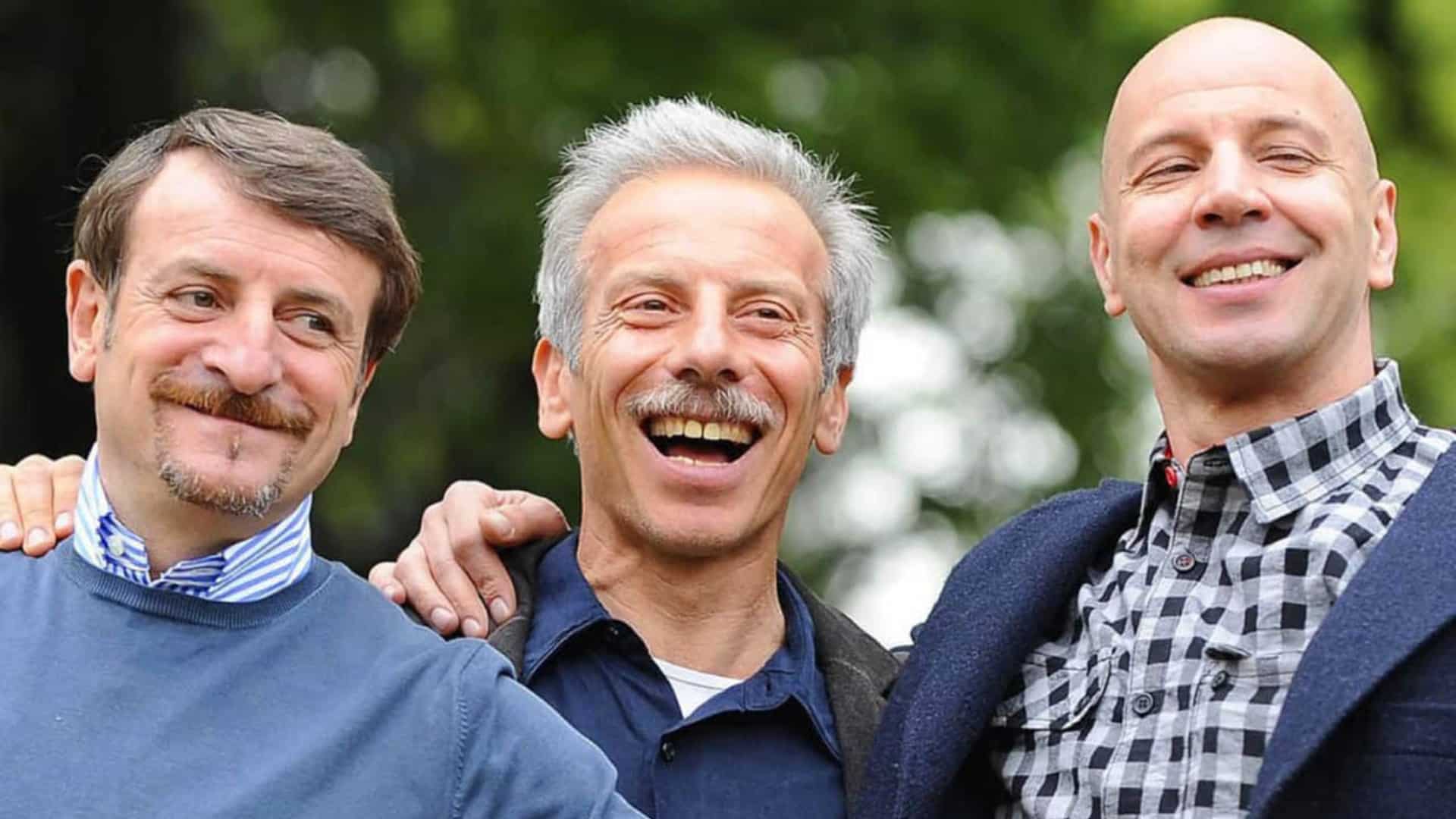 Aldo, Giovanni e Giacomo sul set del nuovo film di Massimo Venier [FOTO]