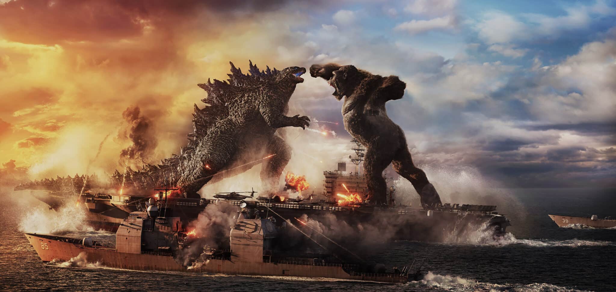 Godzilla vs. Kong: in una nuova foto, lo scimmione è furioso