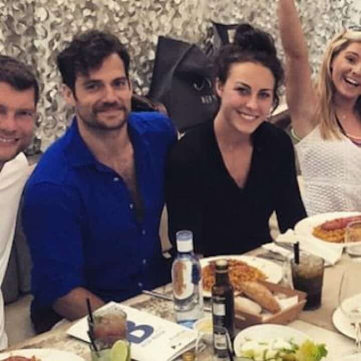 Lucy Cork e Henry Cavill