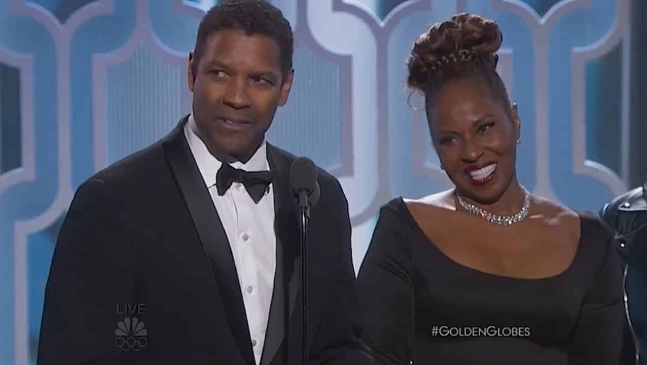 Pauletta Pearson e Denzel Washington