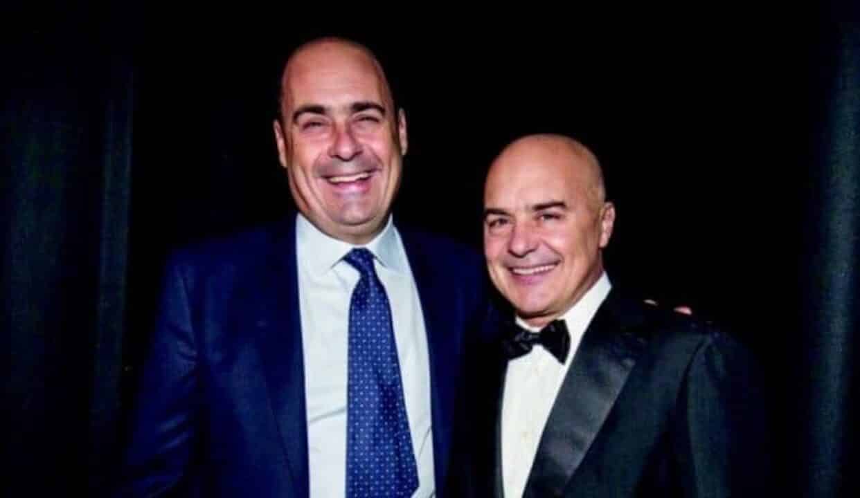 Luca Zingaretti con il fratello Nicola