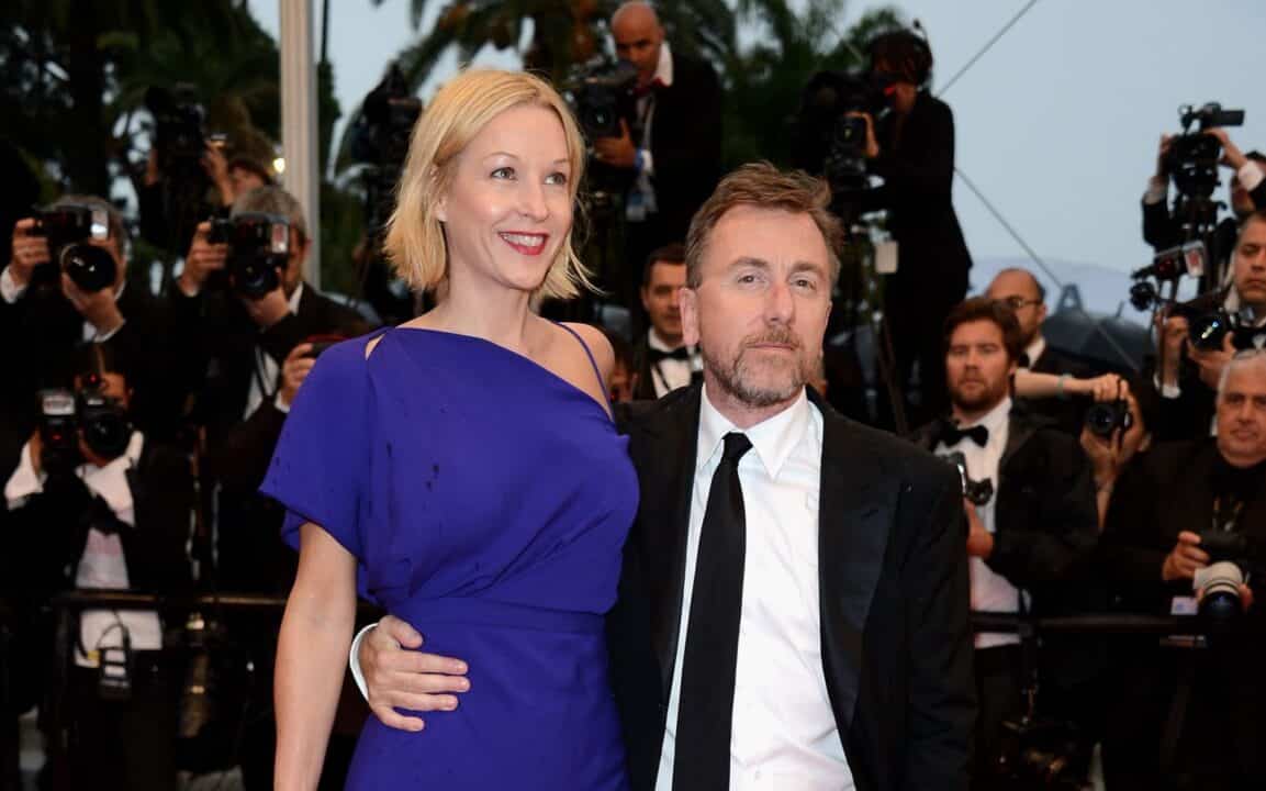 Tim Roth e la moglie