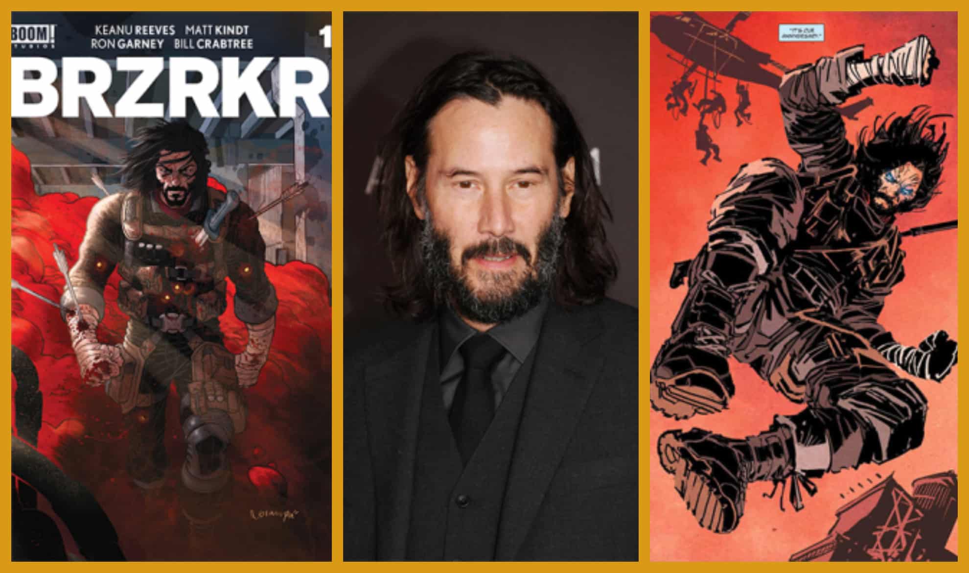 BRZRKR: Keanu Reeves protagonista di film e anime sul suo fumetto!