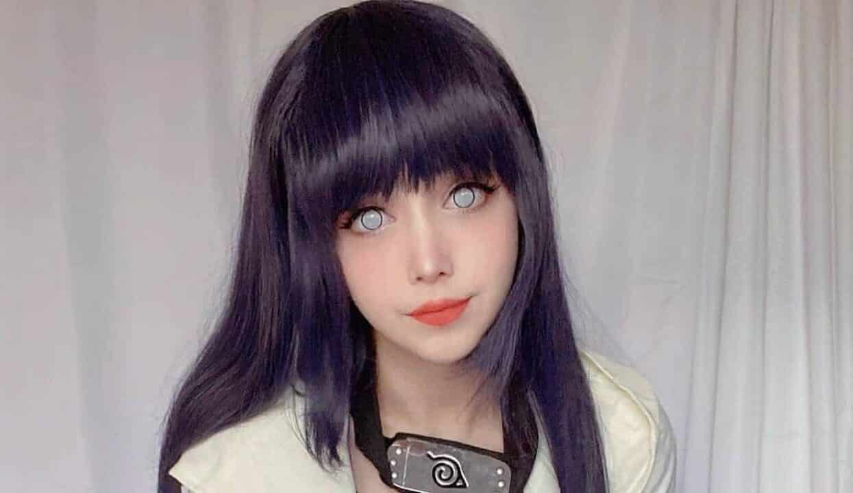 Cosplayer come Hinata di Naruto