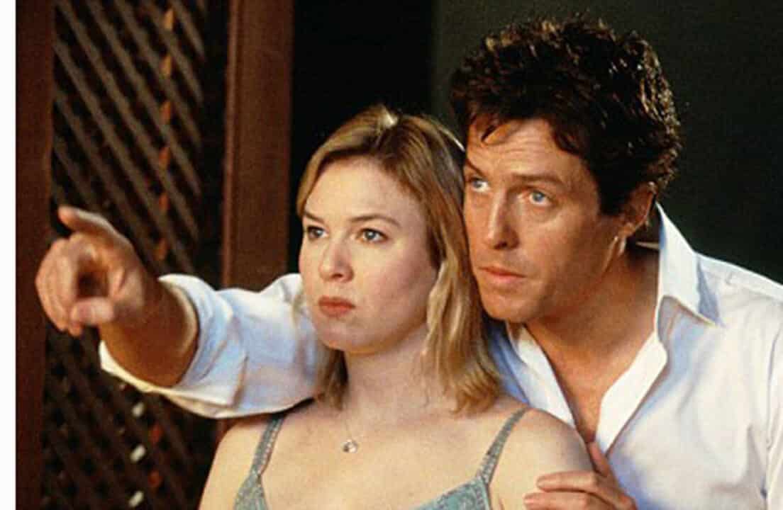 Hugh Grant e Renée Zellweger in Bridget Jones