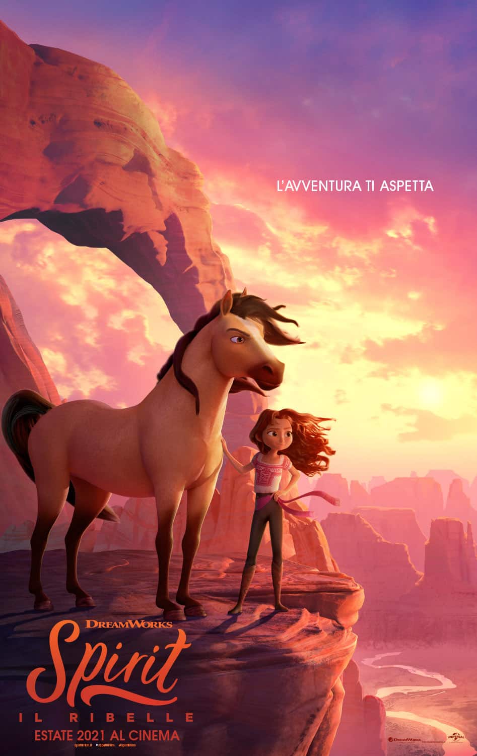 Spirit - Il Ribelle: data uscita e poster del sequel di Spirit - Cavallo  selvaggio