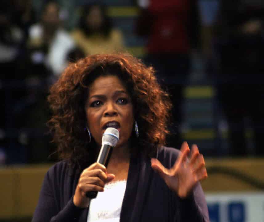 Oprah Winfrey tiene un discorso