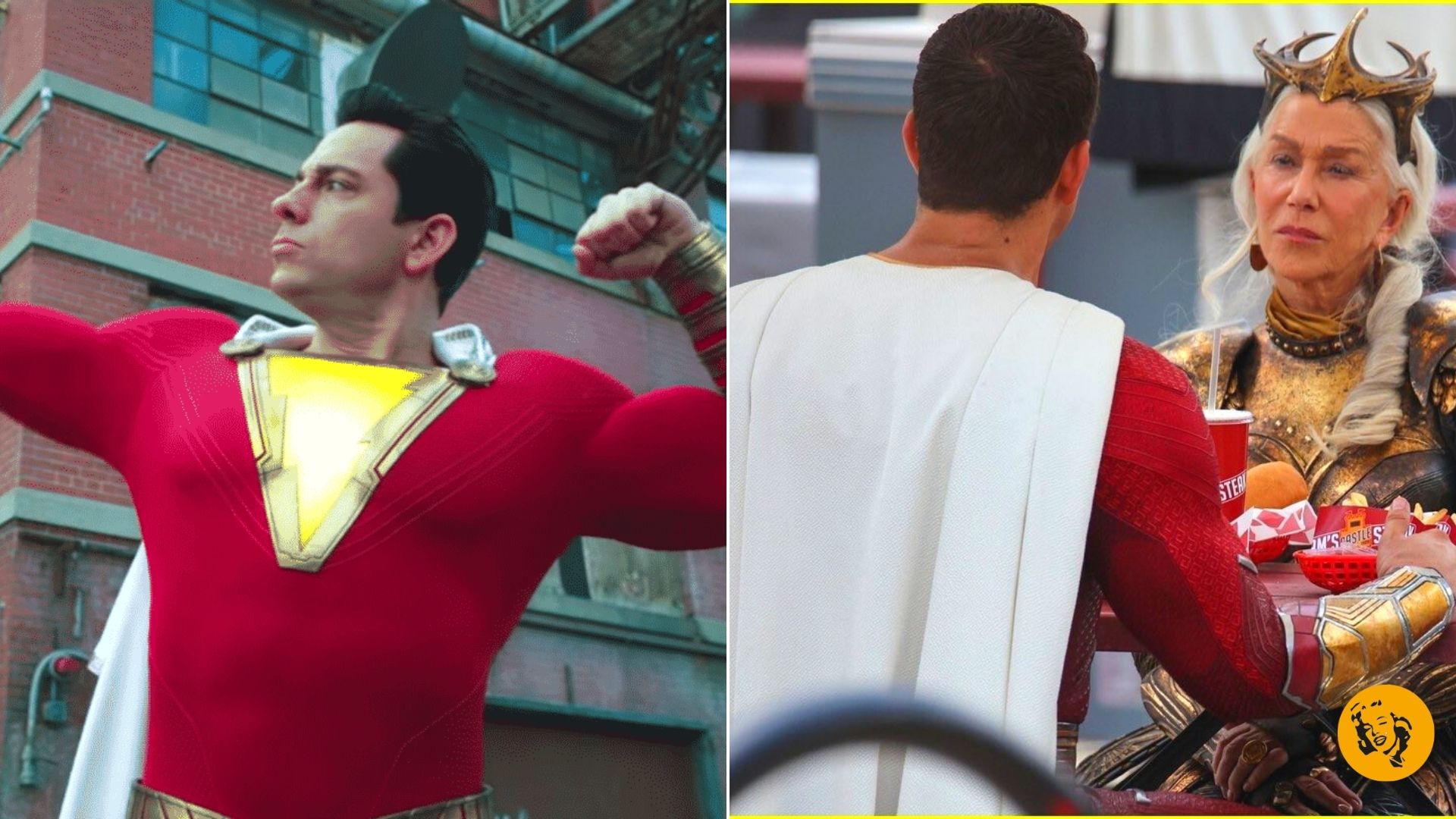 Shazam! Fury of the Gods, le foto dal set rivelano il look di Helen Mirren