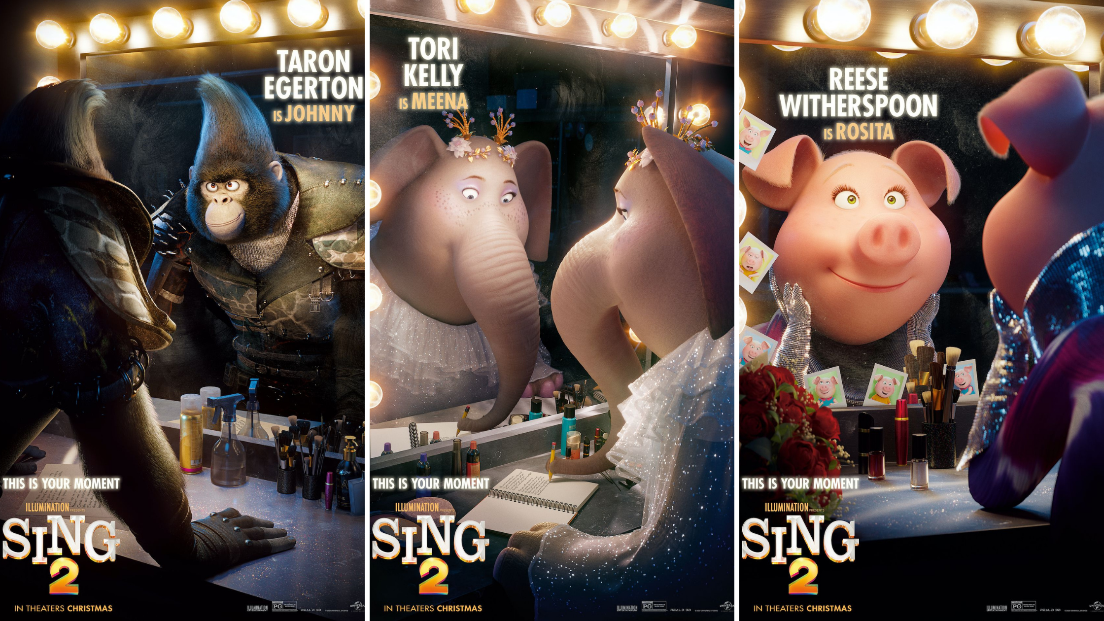 Sing 2: nuovi poster per il cast del film d'animazione [FOTO]