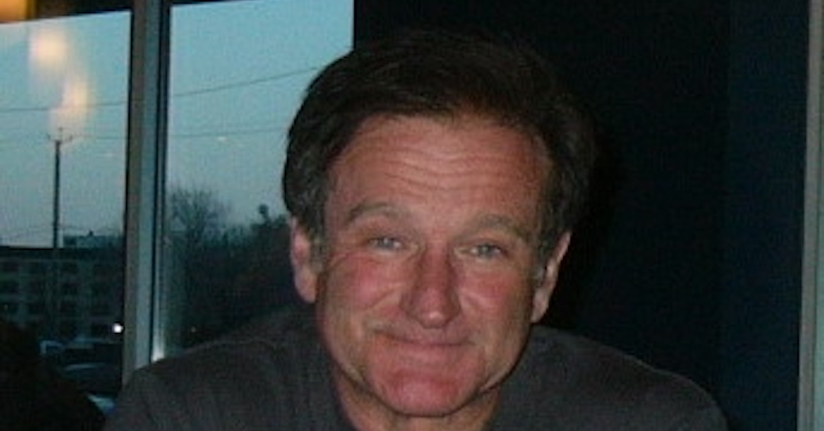 Robin Williams sorridente
