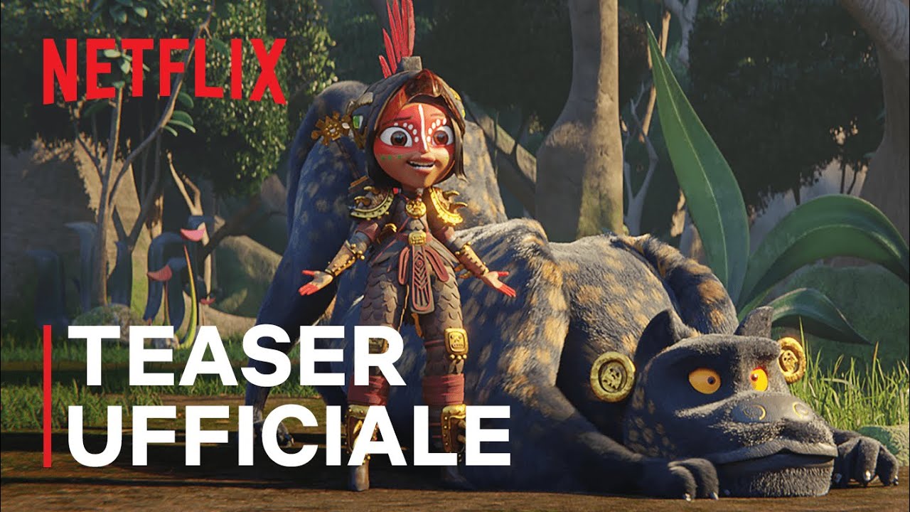 Maya e i tre guerrieri: il teaser trailer della serie animata Netflix con le voci di Zoe Saldaña e Diego Luna