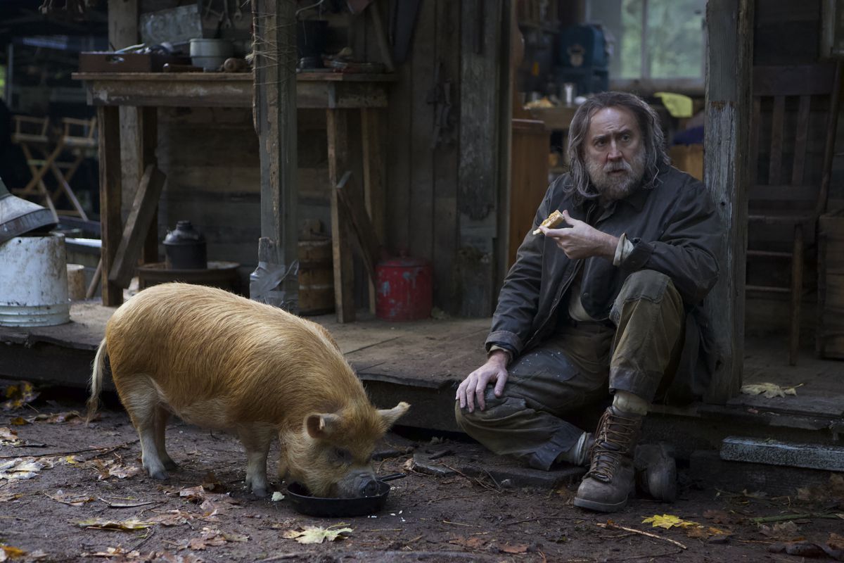 Pig: nel trailer italiano Nicolas Cage è alla ricerca del suo maiale da tartufo