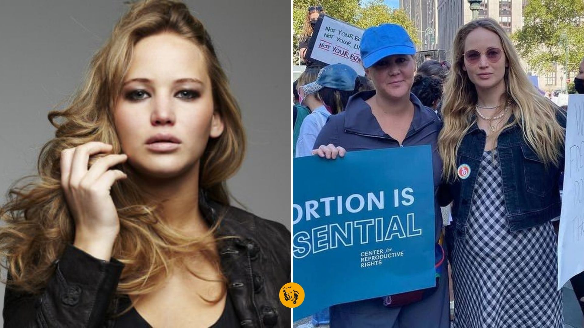 Jennifer Lawrence e Amy Shumer insieme alla manifestazione per l’aborto [FOTO]