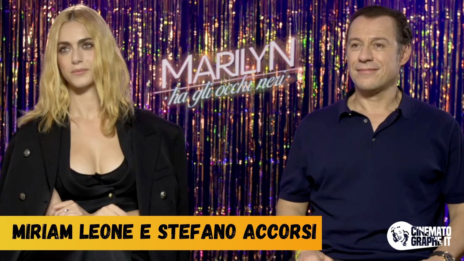 Marilyn ha gli occhi neri: intervista a Miriam Leone e Stefano Accorsi, una coppia “senza filtri” [VIDEO]