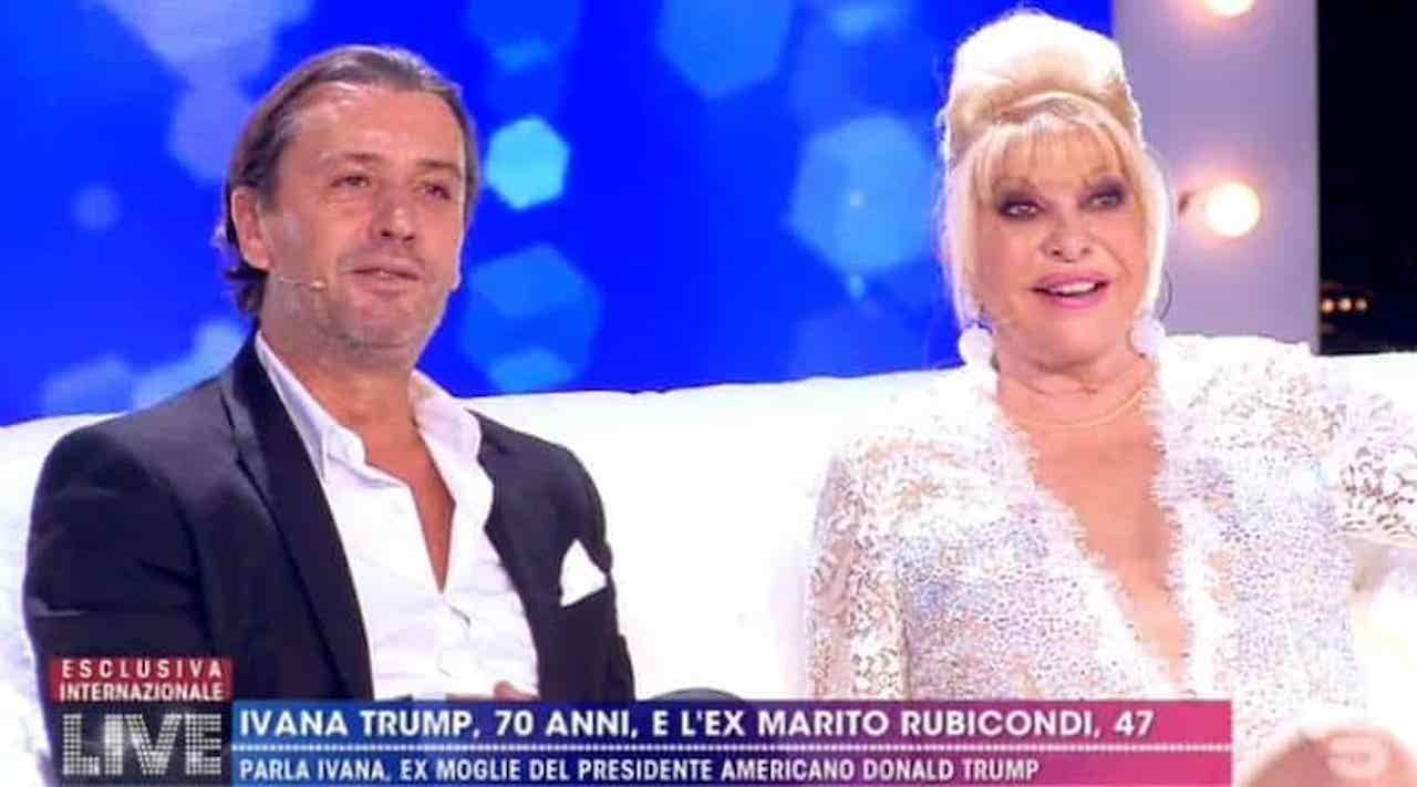 Rossano Rubicondi insieme a Ivana Trump