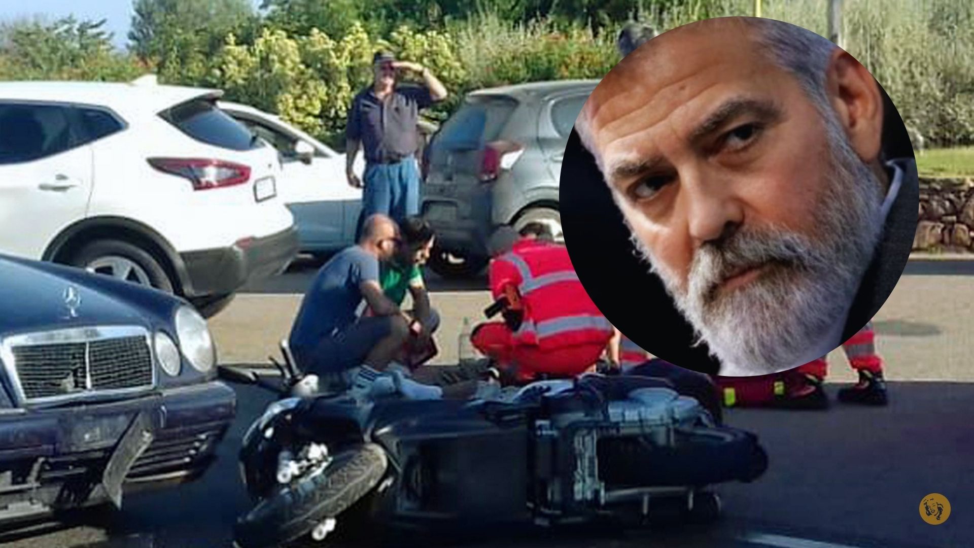 George Clooney e quel terribile incidente in moto: “Credevo di morire”