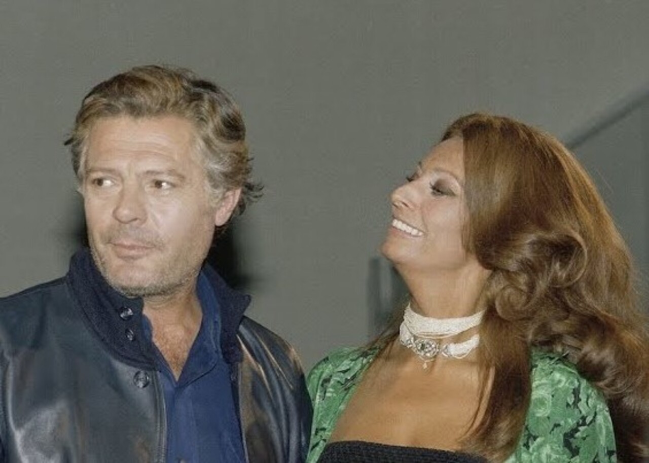 Marcello Mastroianni e Sophia Loren cinematographe.it
