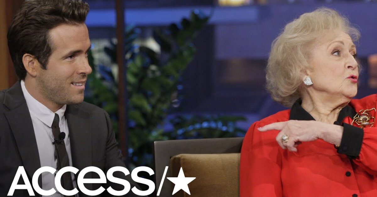 Ryan Reynolds: Betty White e quel triangolo amoroso con Robert Reford
