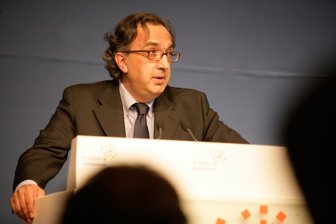 Sergio Marchionne a un evento