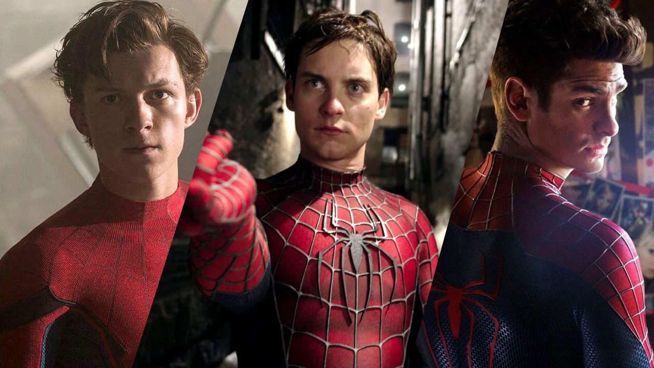 Tom Holland, Andrew Garfield e Tobey Maguire