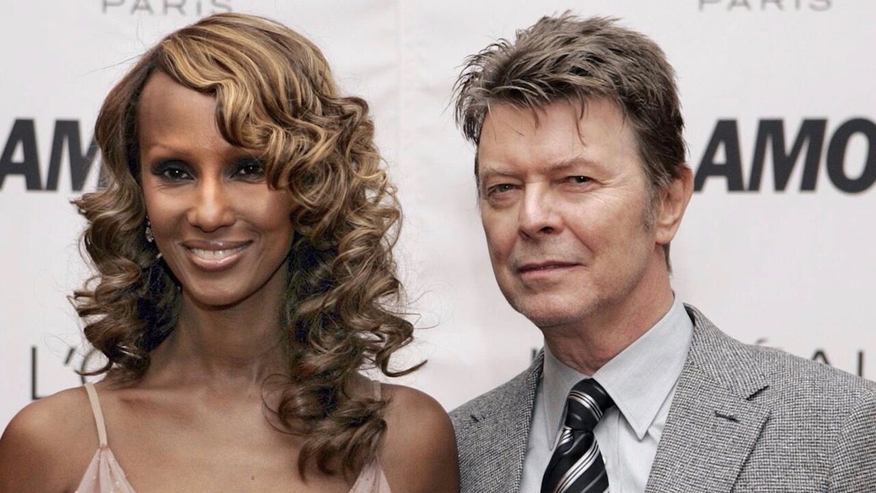 David Bowie e la moglie Iman
