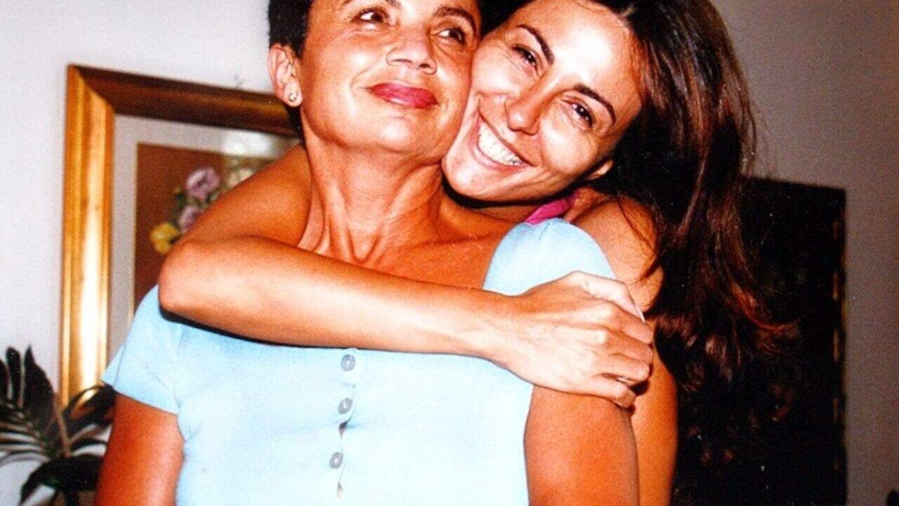 Sabrina Ferilli con la madre