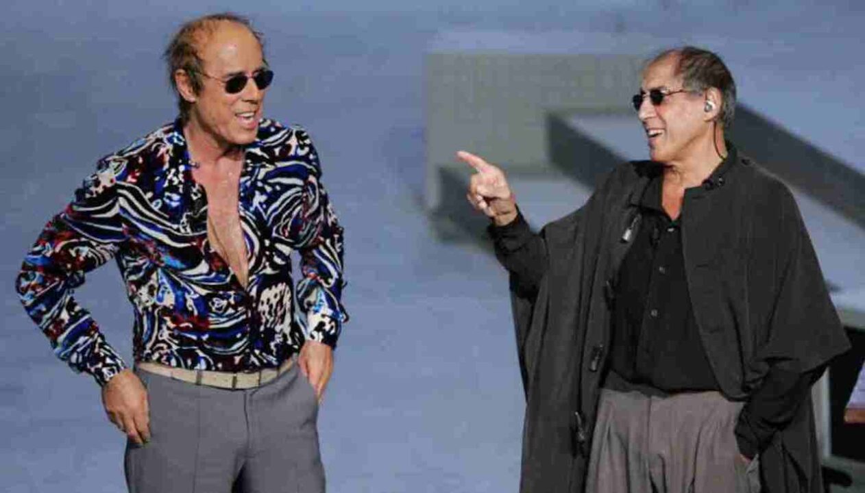 Adriano Celentano e Teo Teocoli