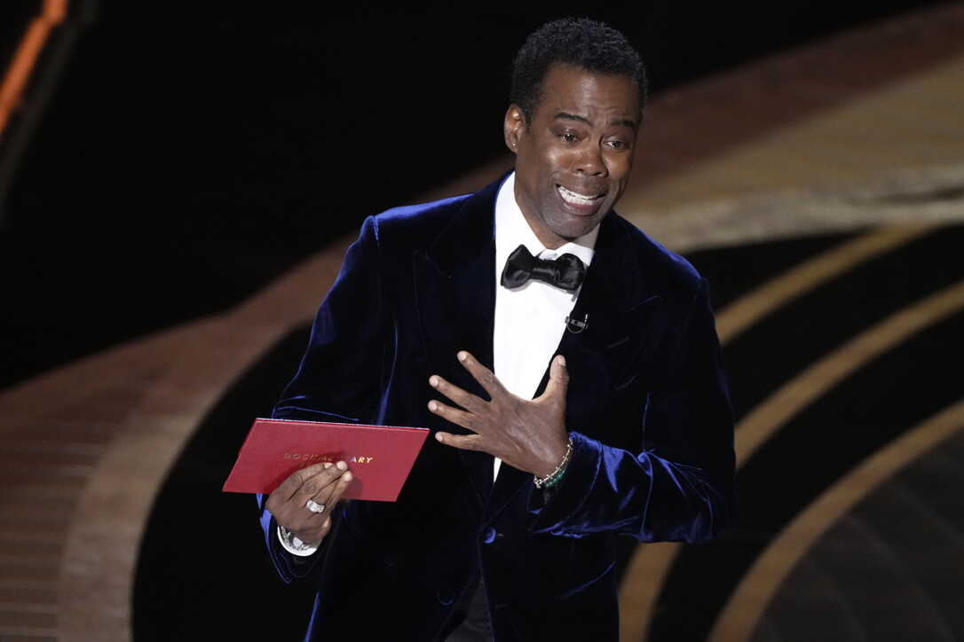 Oscar 2022: secondo alcune fonti, la battuta di Chris Rock non era prevista