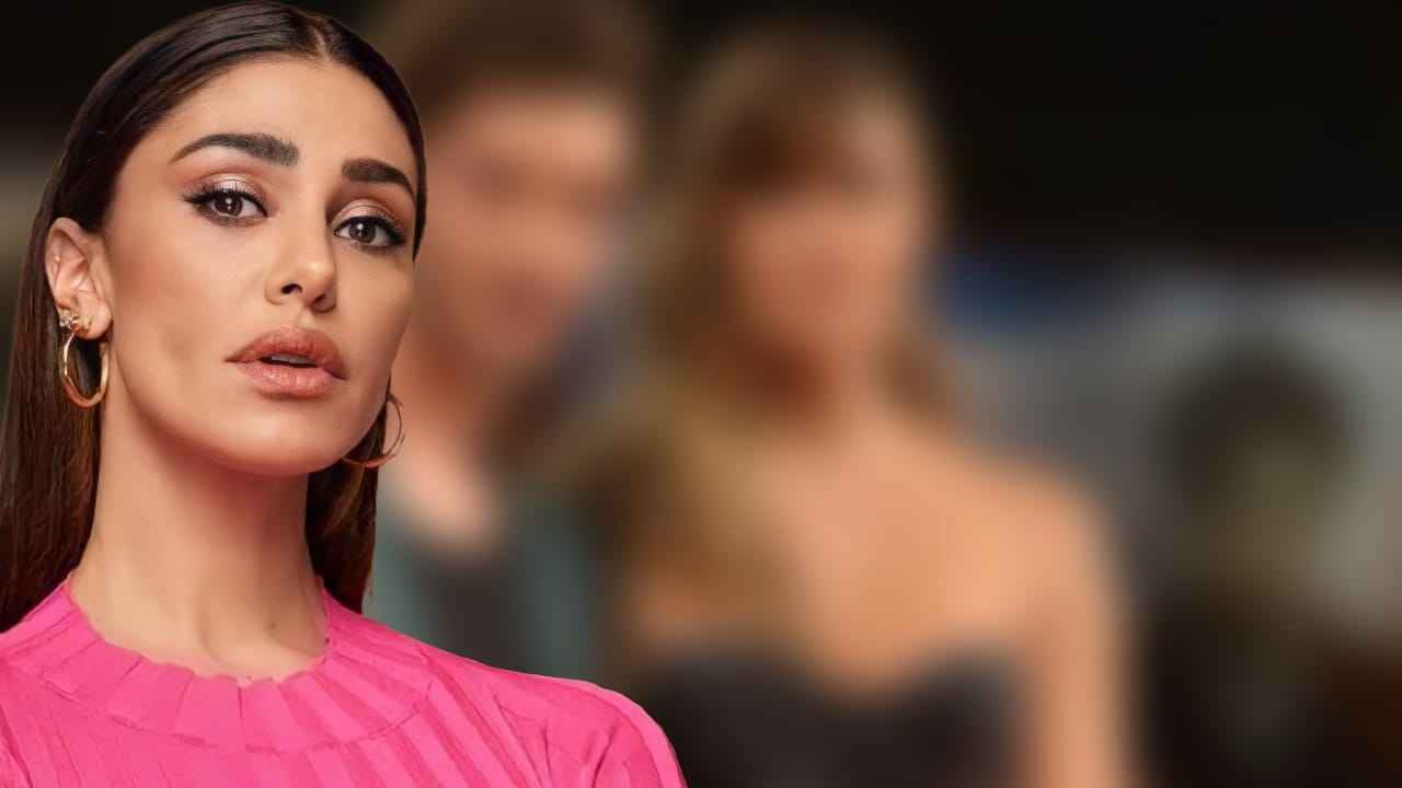 Belen Rodriguez veste un capo rosa