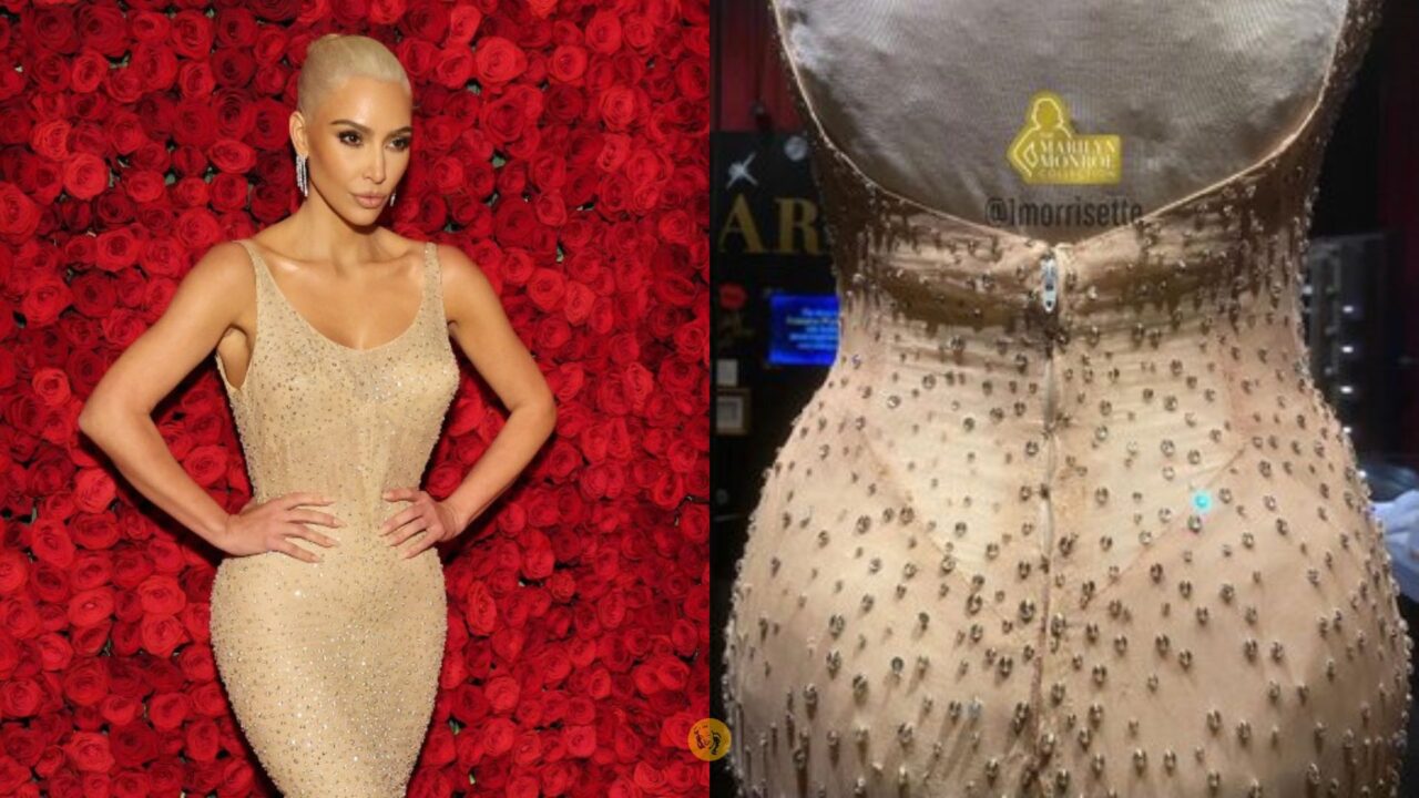 Kim Kardashian ha rovinato l’abito di Marilyn Monroe del Met Gala [FOTO]