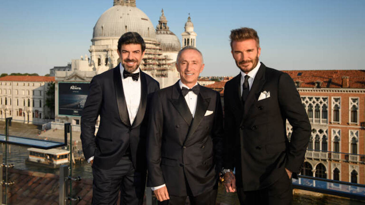 Spot Riva con Favino e Beckham