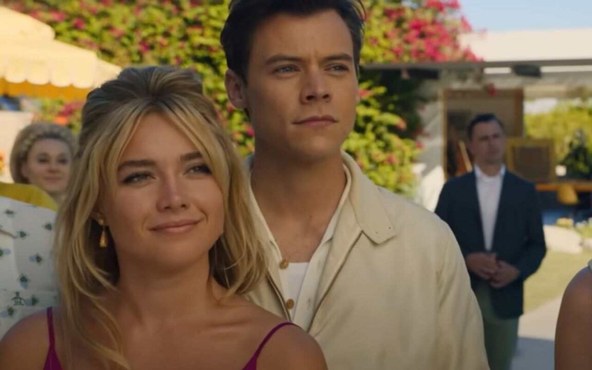 Don’t Worry Darling: condiviso l’enigmatico poster del film con Florence Pugh ed Harry Styles