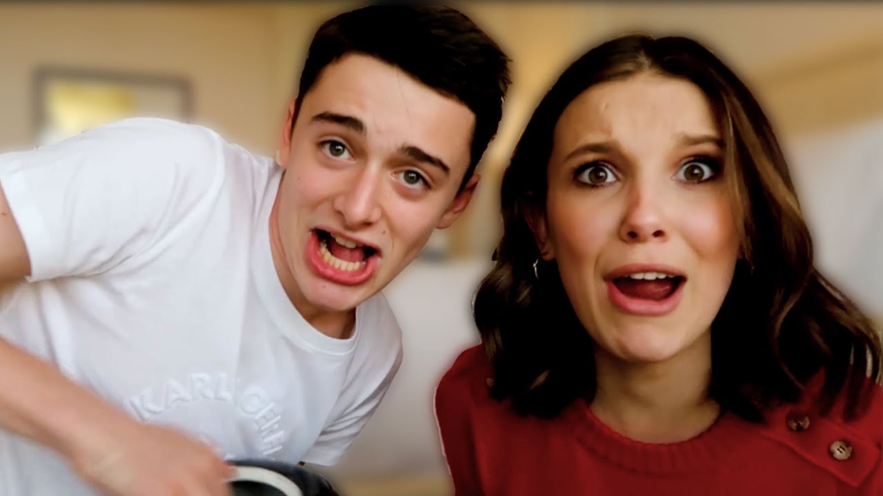 Stranger Things, Millie Bobby Brown e Noah Schnapp