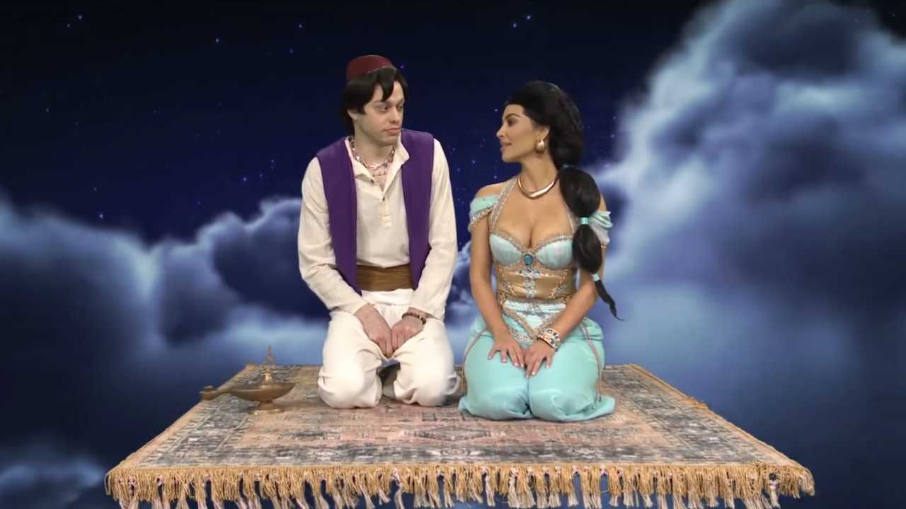 Pete Davidson e Kim Kardashian al Saturday Night Live