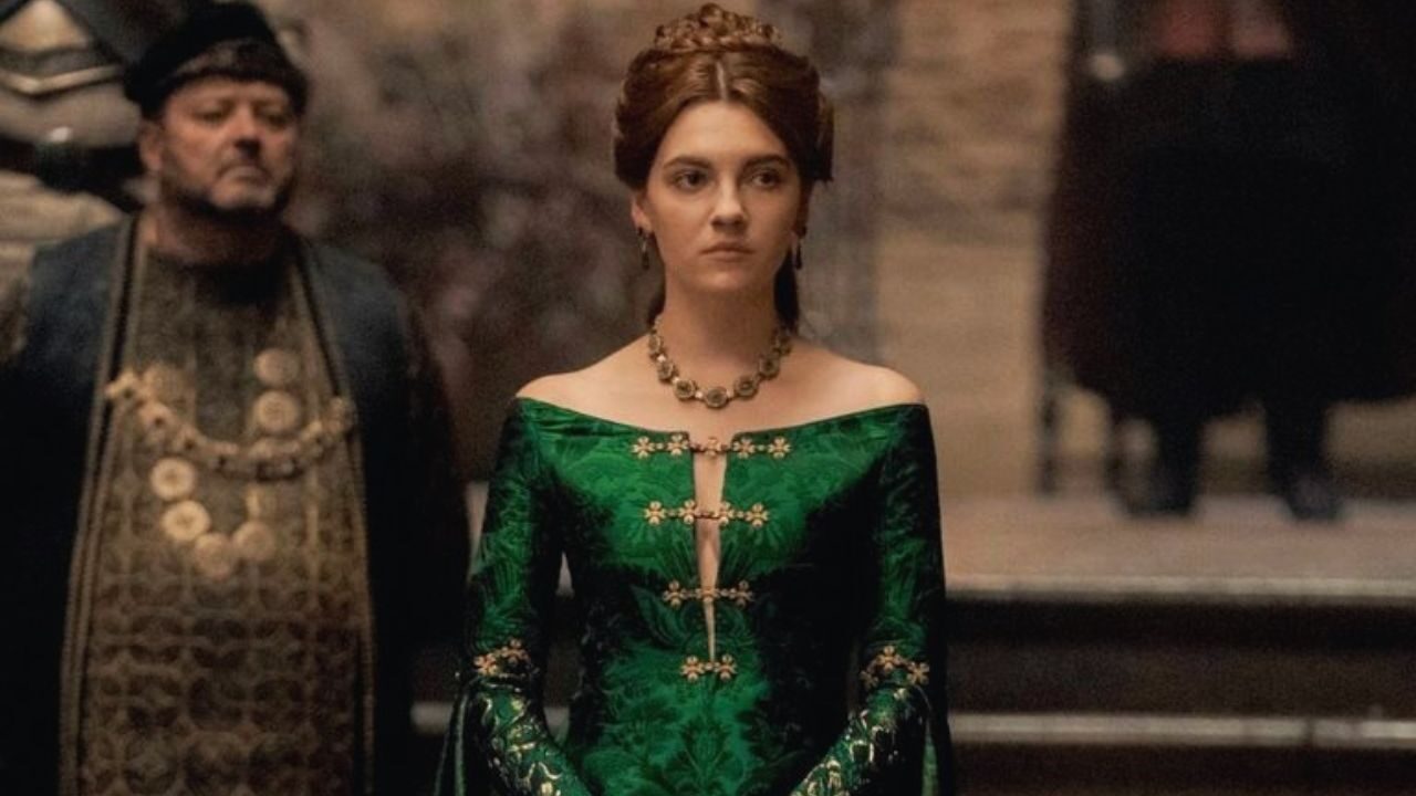 House of the Dragon: che significato ha l’abito verde di Alicent al matrimonio di Rhaenyra?