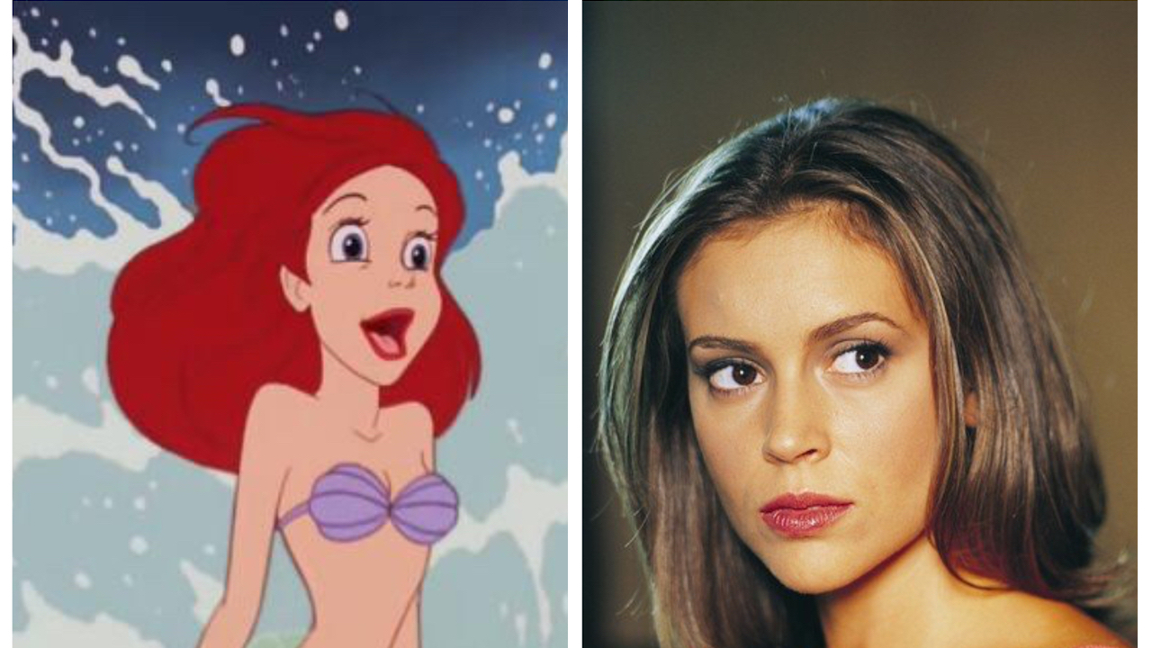 Ariel Alyssa Milano personaggi dei cartoni animati ispirati a persone reali Cinematographe.it