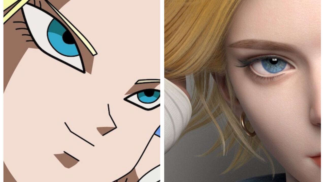 Dragon Ball Z: l’artista svela come sarebbe Android 18 nella vita reale