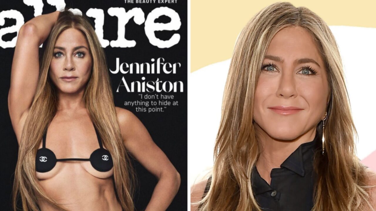 Jennifer Aniston indossa il più iconico (e mini) bikini di Chanel per la rivista Allure