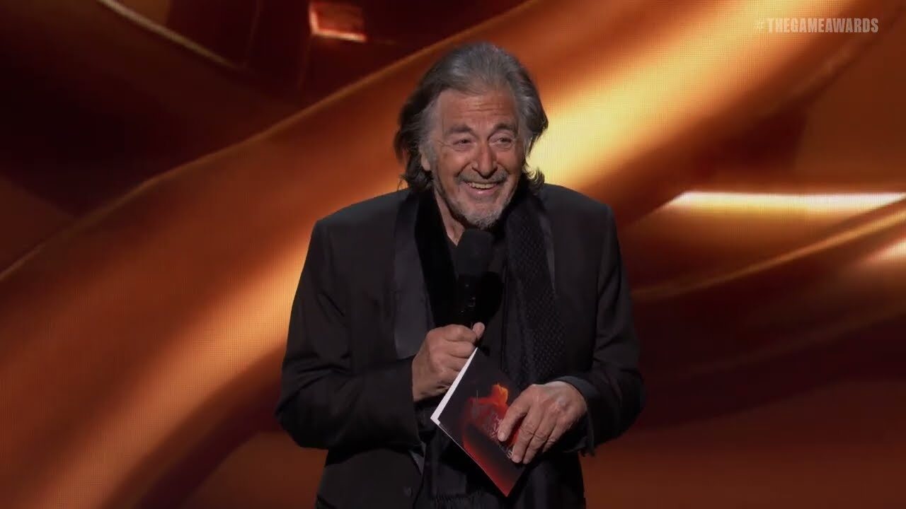 Al Pacino star dei The Game Awards lascia la folla di stucco [VIDEO]