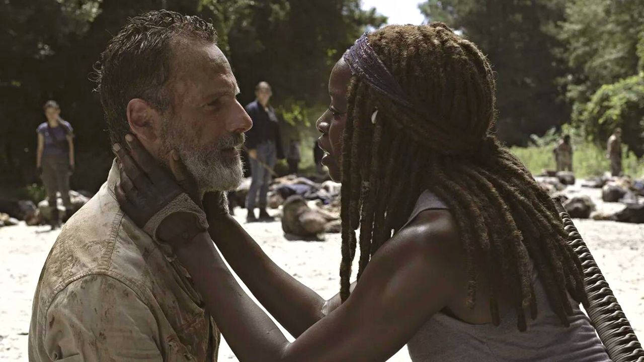 the walking dead rick michonne - cinematographe.it