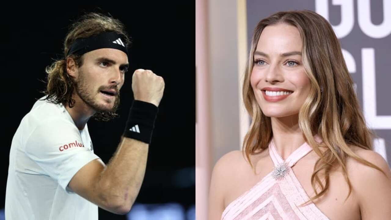 Stefanos Tsitsipas invita Margot Robbie a un suo match rivelando il suo strano sogno proibito con un tweet in italiano!