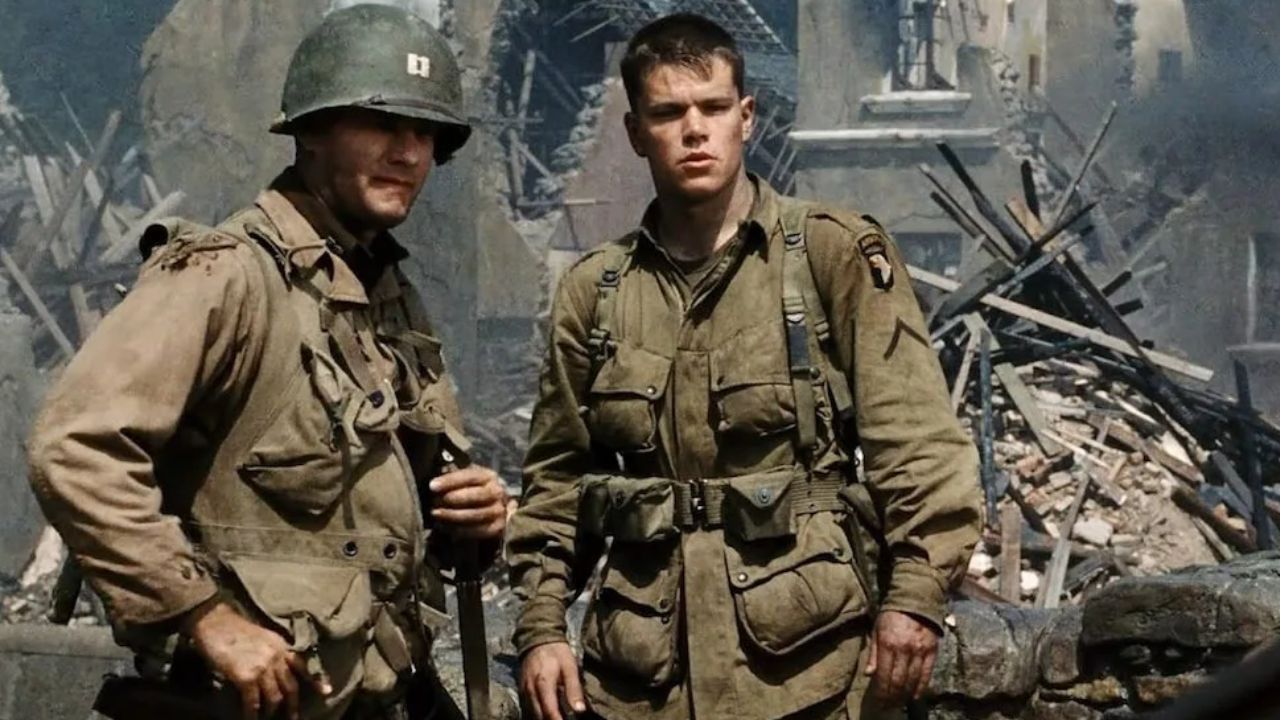 Saving Private Ryan Tom Hanks Matt Damon - Cinematographe.it