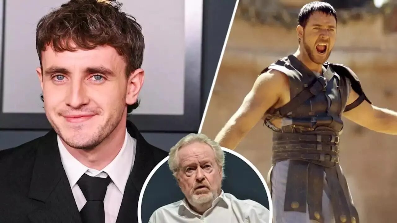 Il Gladiatore 2: Ridley Scott immortalato con il cast [FOTO]