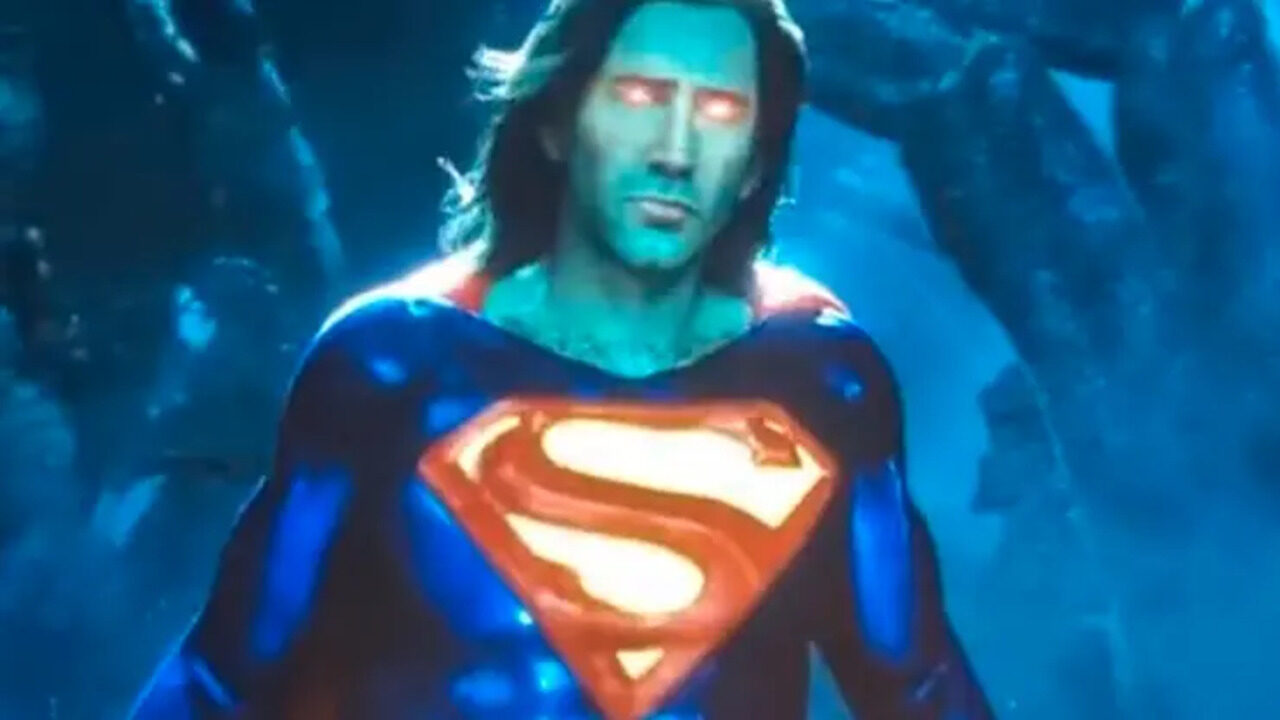 The Flash, Nicolas Cage rompe il silenzio sul suo cameo nei panni di Superman