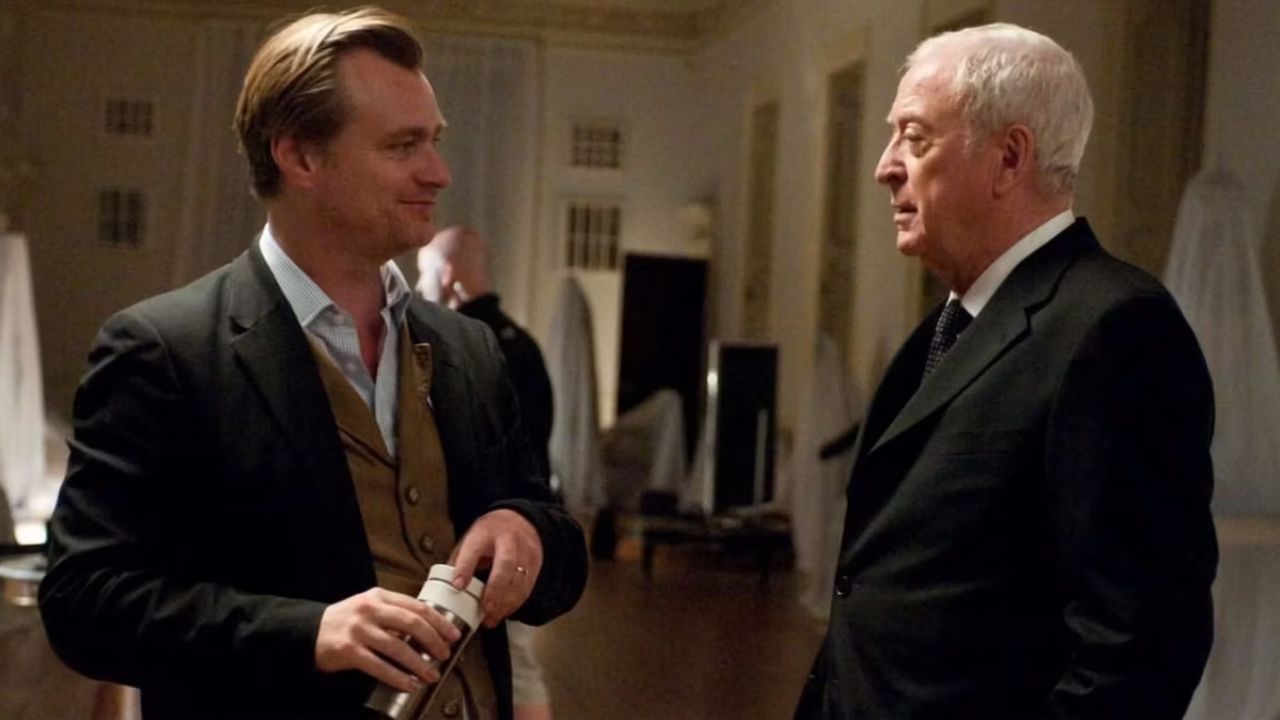 Christopher Nolan e Sir Michael Caine - Cinematographe.it
