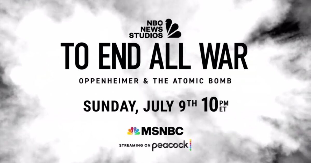 To End all War Oppenheimer & the Atomic Bomb trama e trailer del documentario Sky sulla vera
