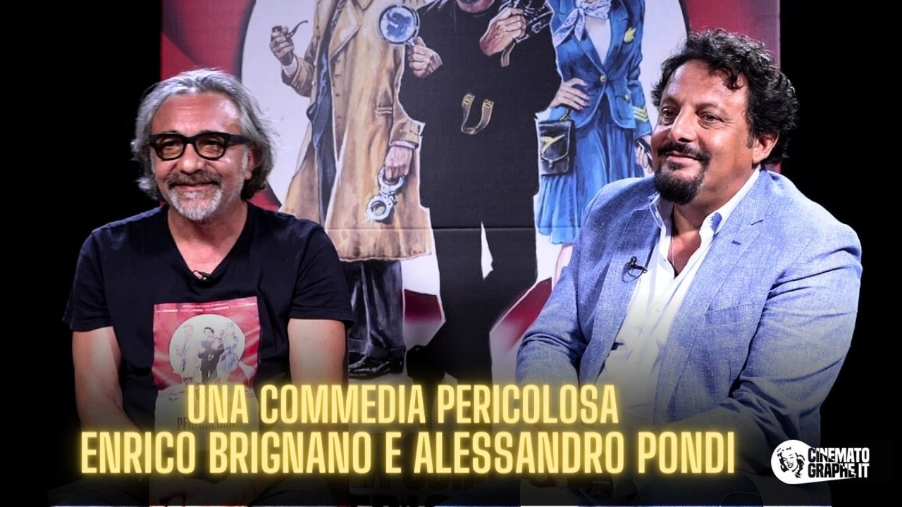 Enrico Brignano e il regista su Una Commedia Pericolosa: “siamo pagati per tuffarci nella bugia” [VIDEO]