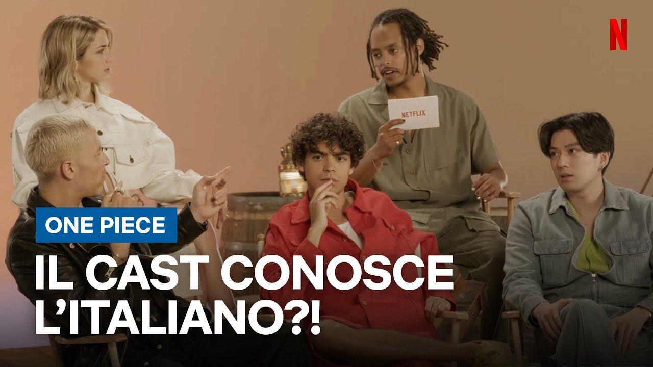 One Piece: l’esilarante video del cast che parla italiano (e canta la sigla di Mare Fuori)!